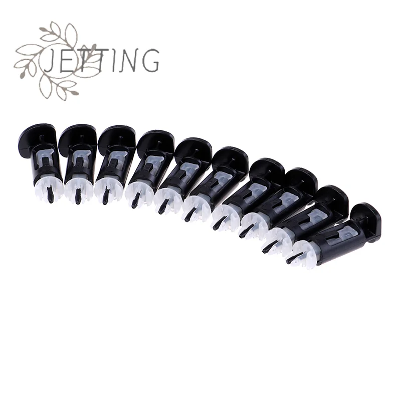 

Hot 10Pcs/Set 10cm Plastic Mounting Clip For CPU Coolers 1155 775 CPU Heatsink Mount Pin Fan Fastener Push Screw
