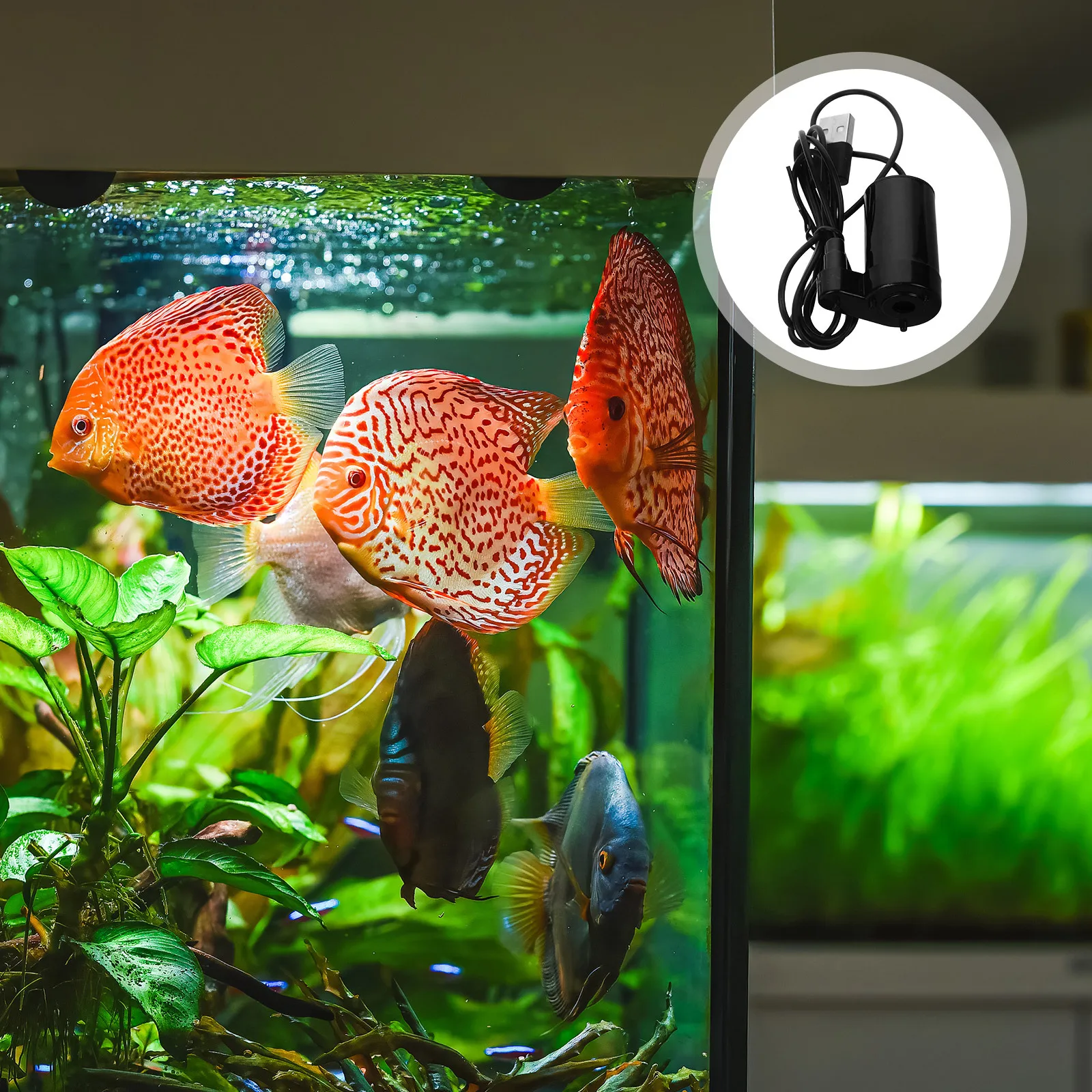 

USB Mini Submersible Water Pump Silent Aquariums Fountains Practical Design Smooth Surface No Burrs Durable Long-Lasting Use