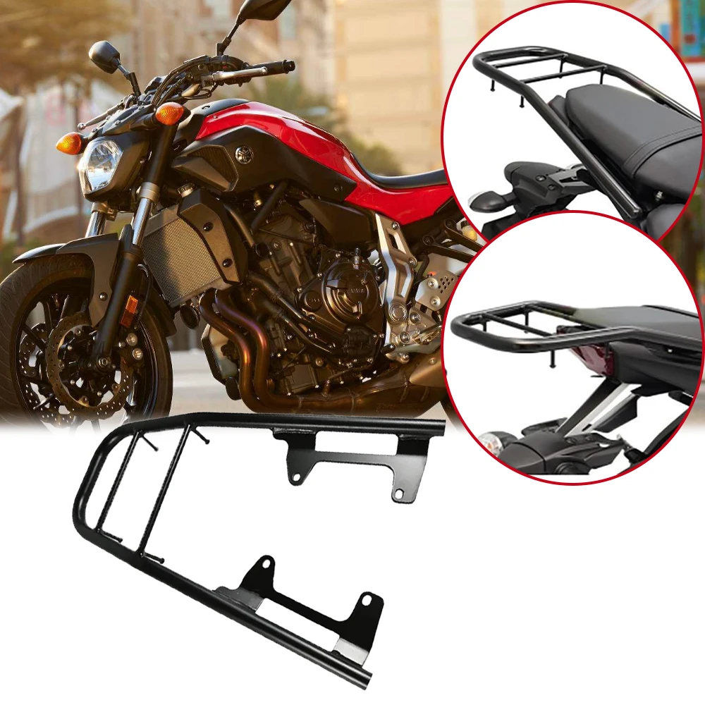 Motorcycle Modified Rear Shelf Tail Box Bracket Load Bearing Luggage Rack For Yamaha MT07/FZ07 2017-2020 2021 2022 2023 2024
