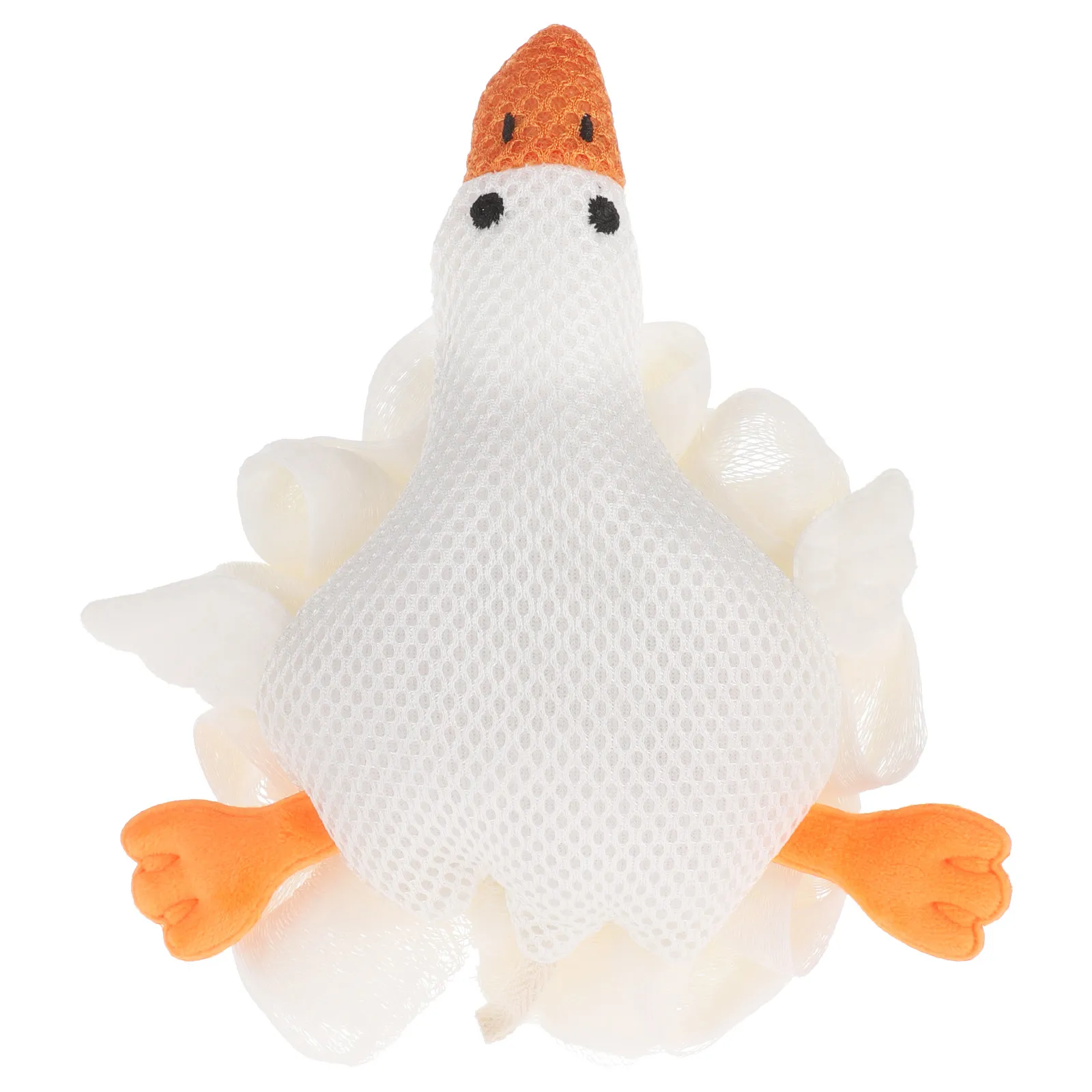 

Kids Goose Bath Sponge Large Size Cartoon Loofah For Children Shower Exfoliating Mesh Scrubber Baby Bathing Soft Animal Shaped