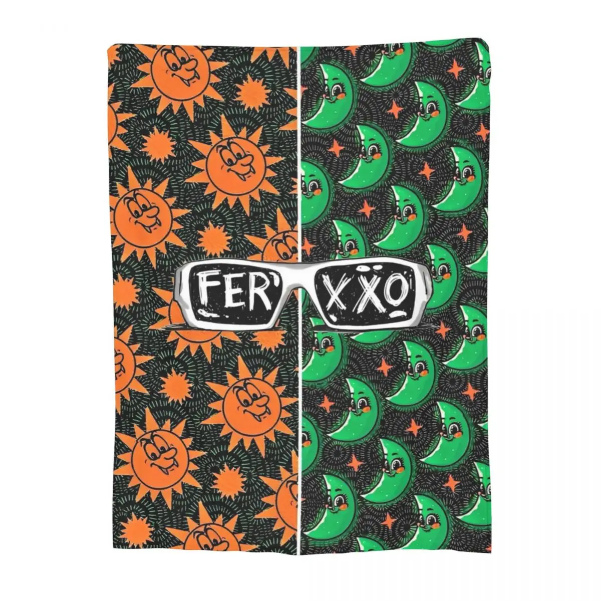 Feid Ferxxo Knitted Blankets Flannel Singer Songwriter Super Soft Throw Blankets for Airplane Travel Bedroom Quilt