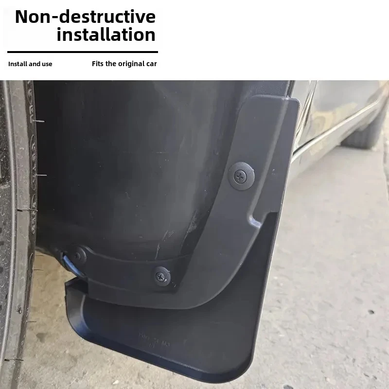 For BUICK Opel Mokka X Vauxhall Encore 2013-2019 2014 Automotive Mudguard Waterproof Prevent Mud Splashing Car Mud Flaps 4pcs - Image 4