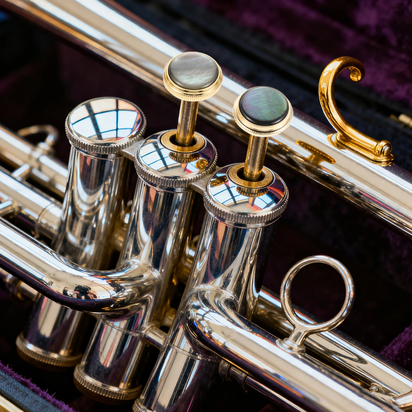 

3Pcs Trumpet Finger Buttons Stylish Design Easy Carry Protect Instrument Keys Musical Instrument Parts Trumpet Finger Buttons