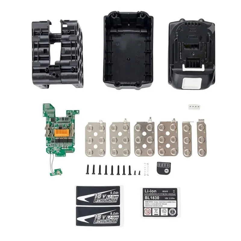 [B24B!】 For 18V Li- Battery Case PCB Charging Protection Circuit Board- BL1890 For BL1860 BL1830 BL1850 15X18650