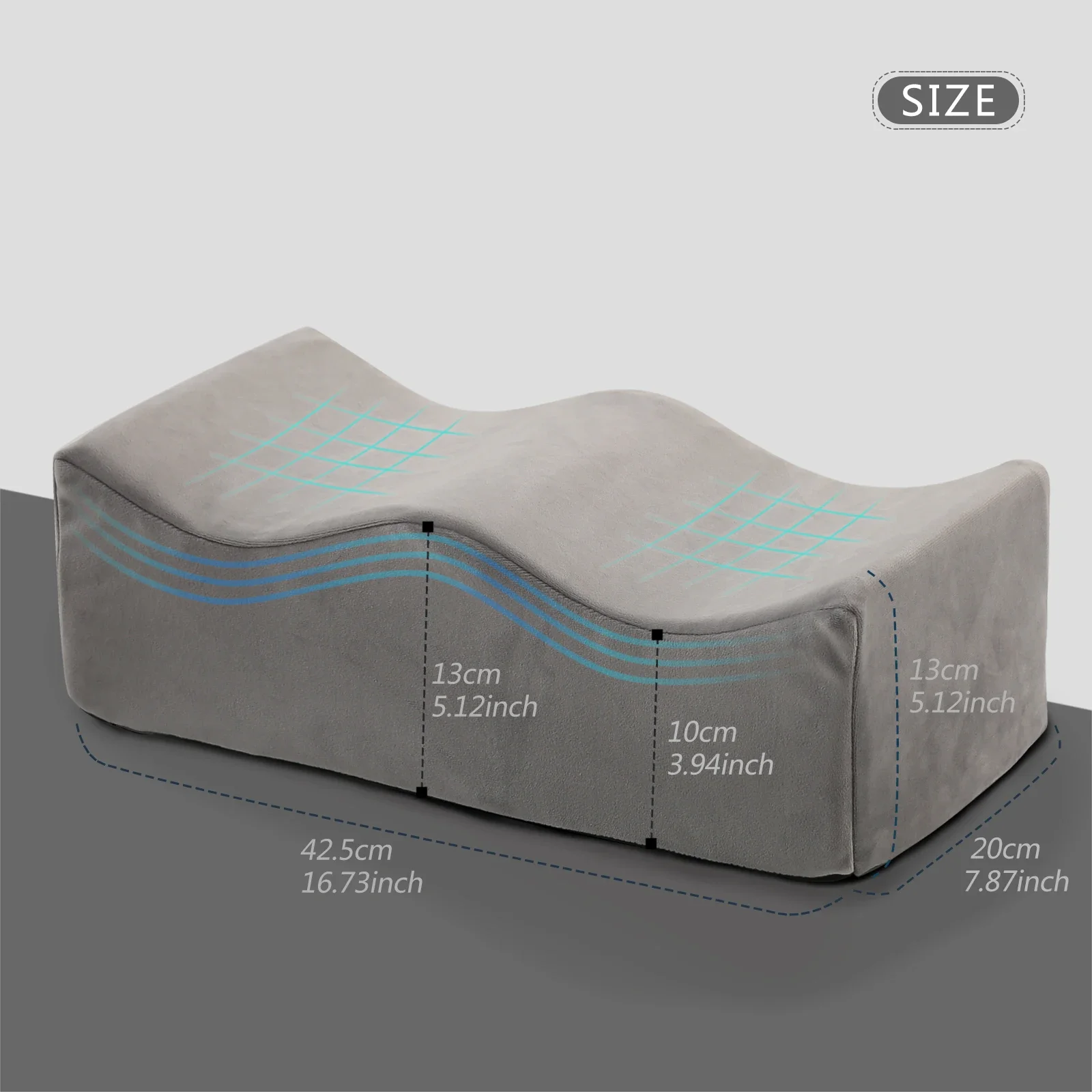 Pillow for Leg Ergonomic  Relax Relieve Down  Massage Pillow Memory Sponge  Support