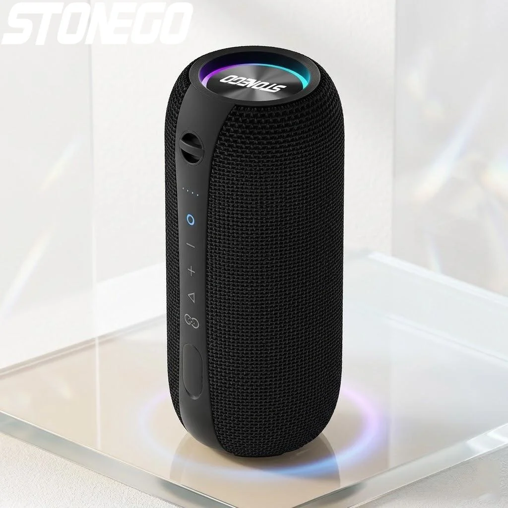 

Беспроводные Bluetooth-колонки в стиле панк с прозрачным корпусом, LED-подсветкой, TWS, двойные динамики, басовая диафрагма, качественный звук