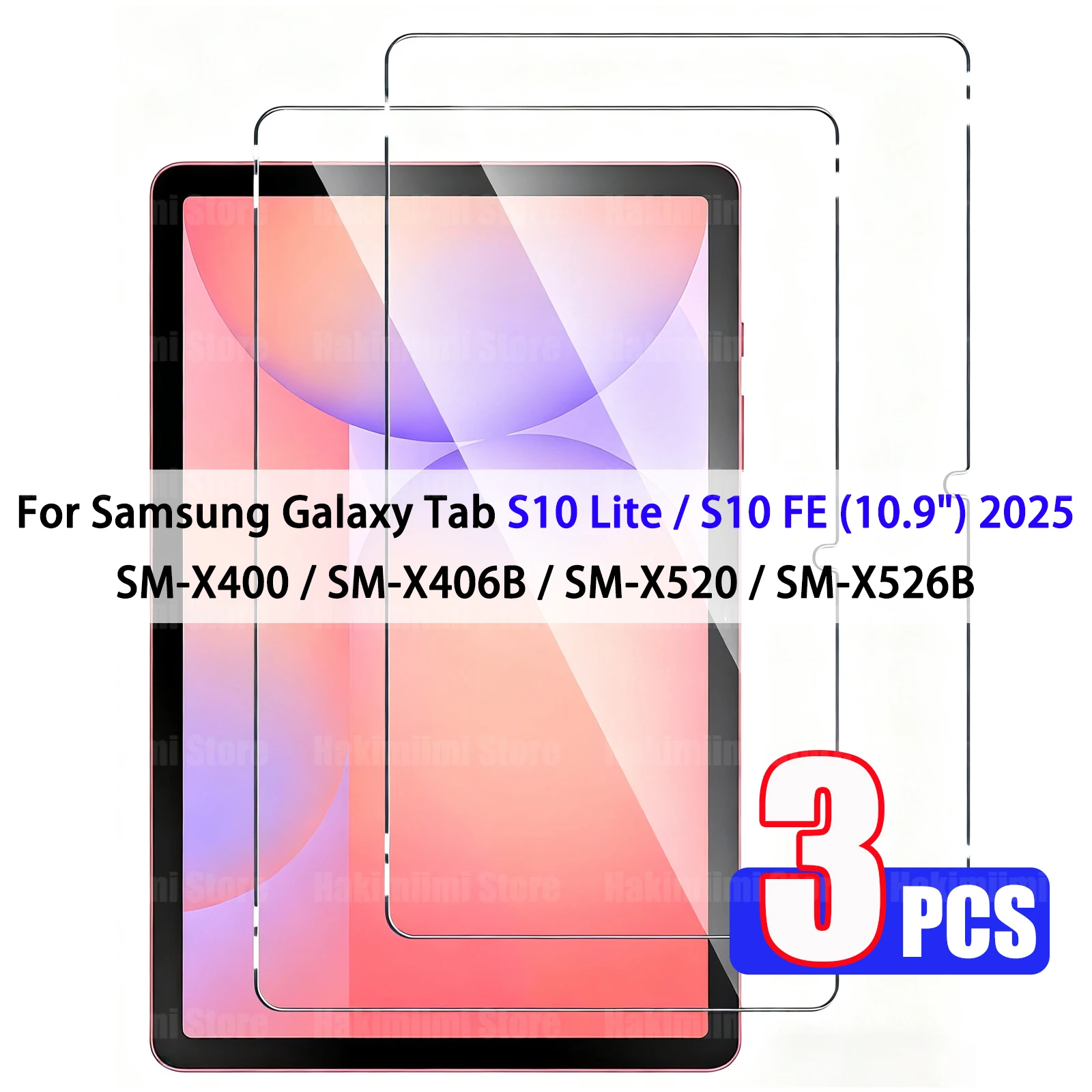 

Защитная пленка для экрана Samsung Galaxy Tab S10 Lite/S10 FE (10,9 дюйма) 2025 SM-X400/SM-X406B/SM-X520/SM-X526B из закаленного стекла