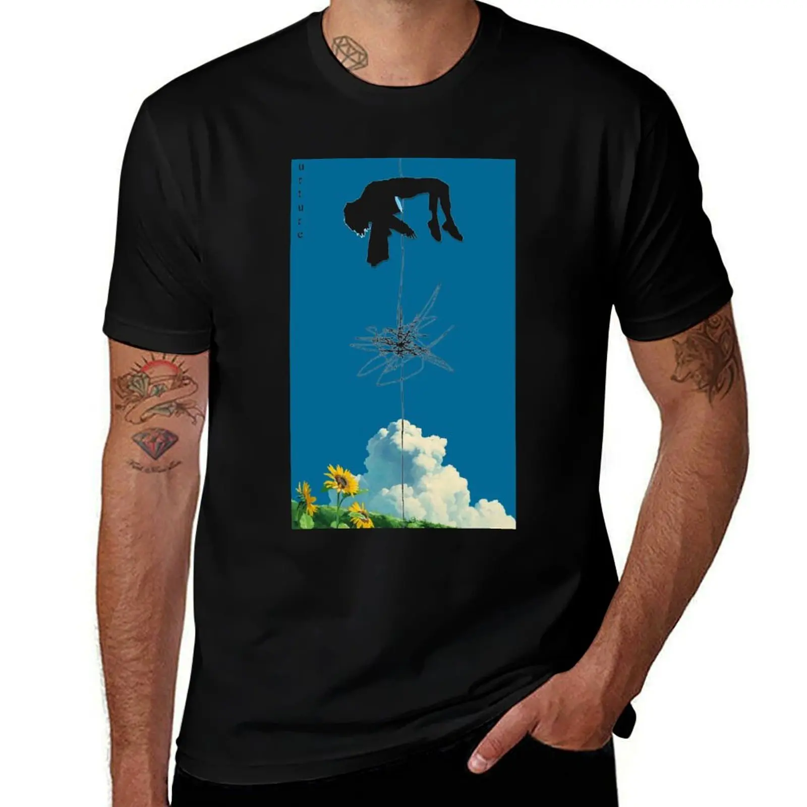 T-shirt Nurture à coupe athlétique, haut de sport à manches courtes