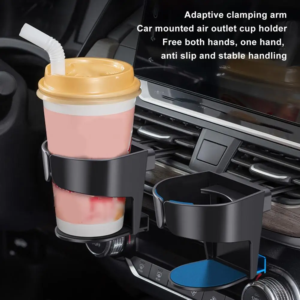 Easy to Install Car Cup Holder Car Cup Holder with Air Vent Mount Clip Multifunctional Suv Truck Auto Beverage for Vehicles