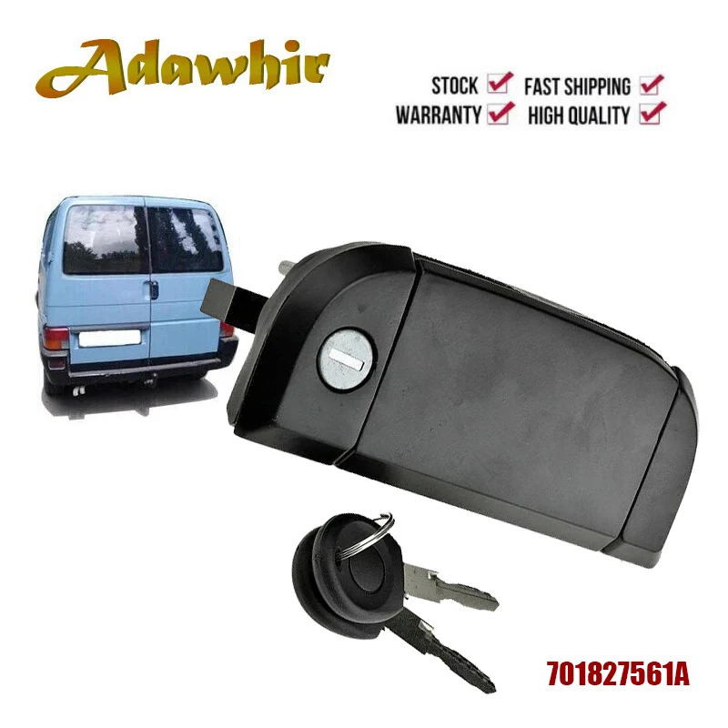 701827561 701827561A REAR OUTER DOOR HANDLE MECHANISM WITH KEYS FOR VW TRANSPORTER T4 90-03