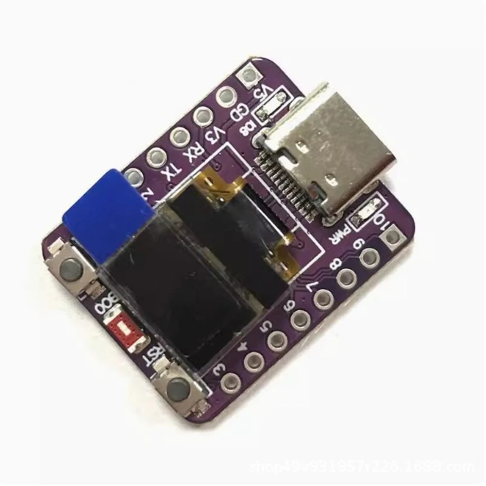 Para ESP32-C3 0,42in para placa de desenvolvimento oled suporte wifi bluetooth-compatível para peças de instrumento de placa de desenvolvimento oled