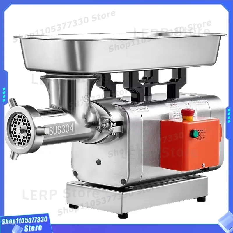 Automatic Electric Meat Grinder Industrial Multifunctional Heavy Duty Stainless Steel Food Processor for Home Kitchen Use