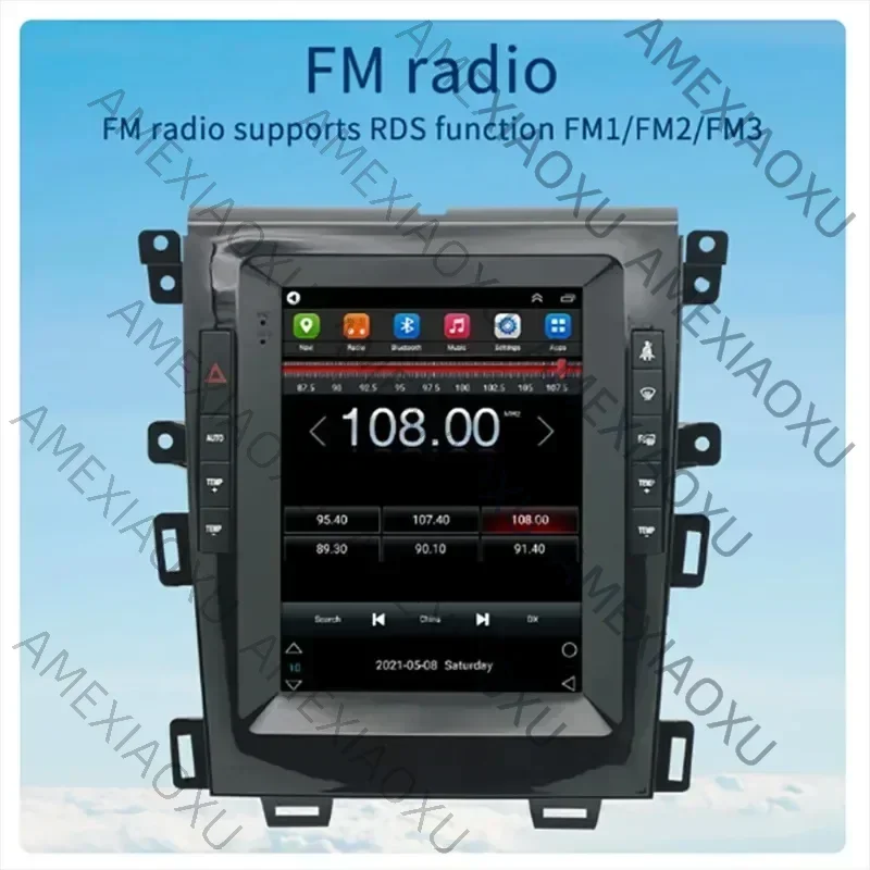 

9.7 inch Screen Carplay Car Radio Android Auto Navigator For For Ford Edge 2010-2015 1G+16G Android 12 Electronics Auto Parts