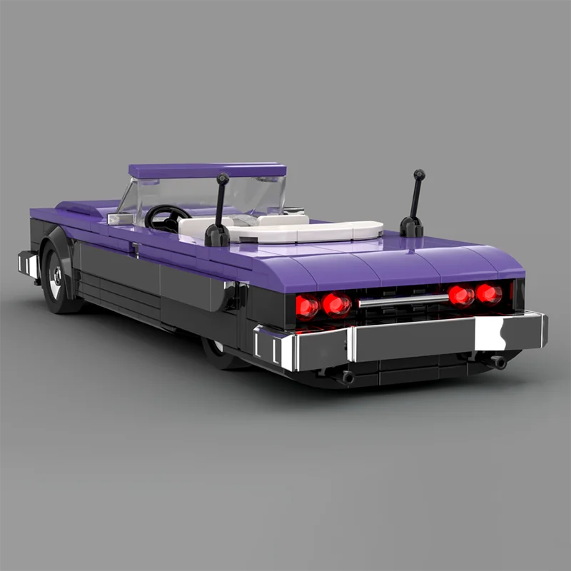 NIEUWE MOC Lowrider Stadsauto Snelheidskampioen Klassieke auto Bouwstenen Jongen DIY Racing Model Kinderspeelgoed Cadeau Technisch blok