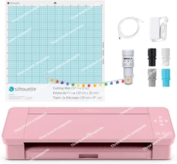 Silhouette Cameo 4 with Bluetooth, 12x12 Cutting Mat, 2, 100 Designs and Silhouette Studio Software