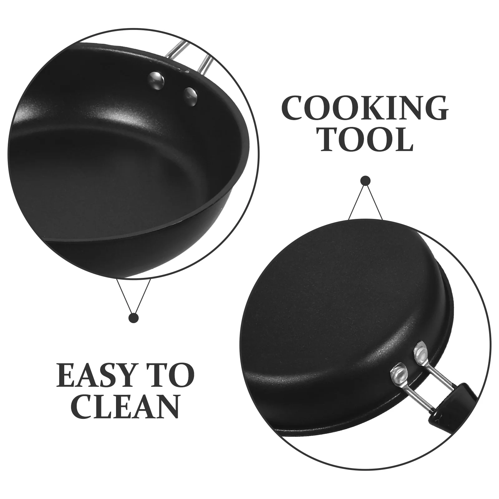 

2 шт., бытовая мини-сковорода с антипригарным покрытием, маленькая сковорода для омлета, плоская железная кухонная утварь, кухонная утварь, сковороды для яиц с антипригарным покрытием