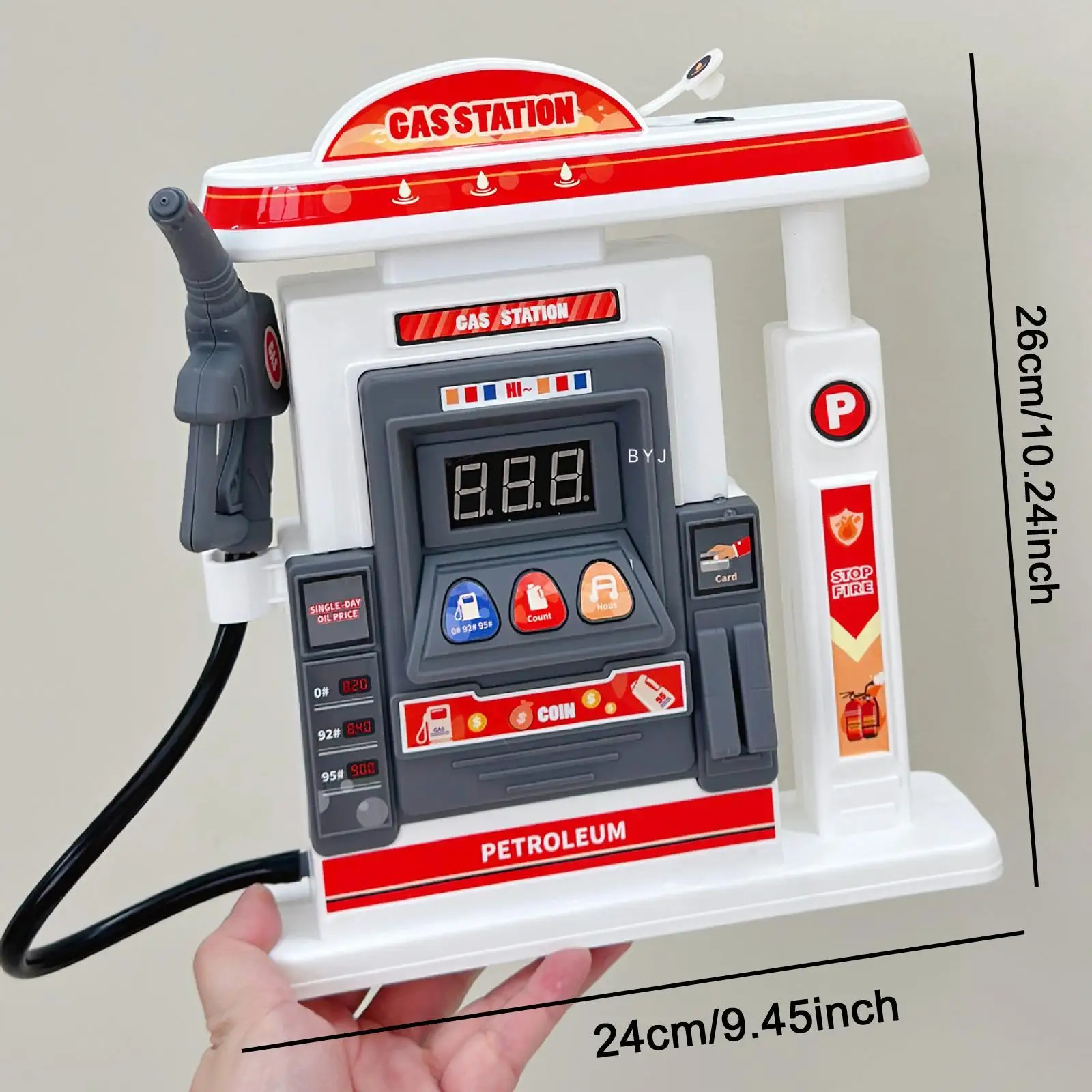 مجموعة ألعاب محطة الوقود محطة غاز صغيرة نموذج مشهد عرض حديث لبيت الدمى #6