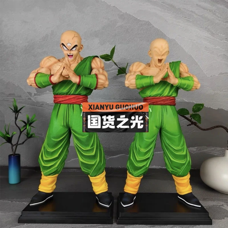32 cm/12,6 pulgadas Anime Dragon Ball Z Tien Shinhan figura Gk Kikoho figuras de acción colección de estatuas modelo de Pvc juguetes para niños regalos