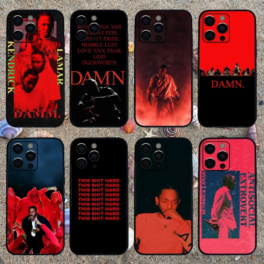 rapper K-Kendrick Lamar  Phone Case For iPhone 11 12 13 Mini 13 14 15 Pro XS Max X 8 Plus SE XR Shell