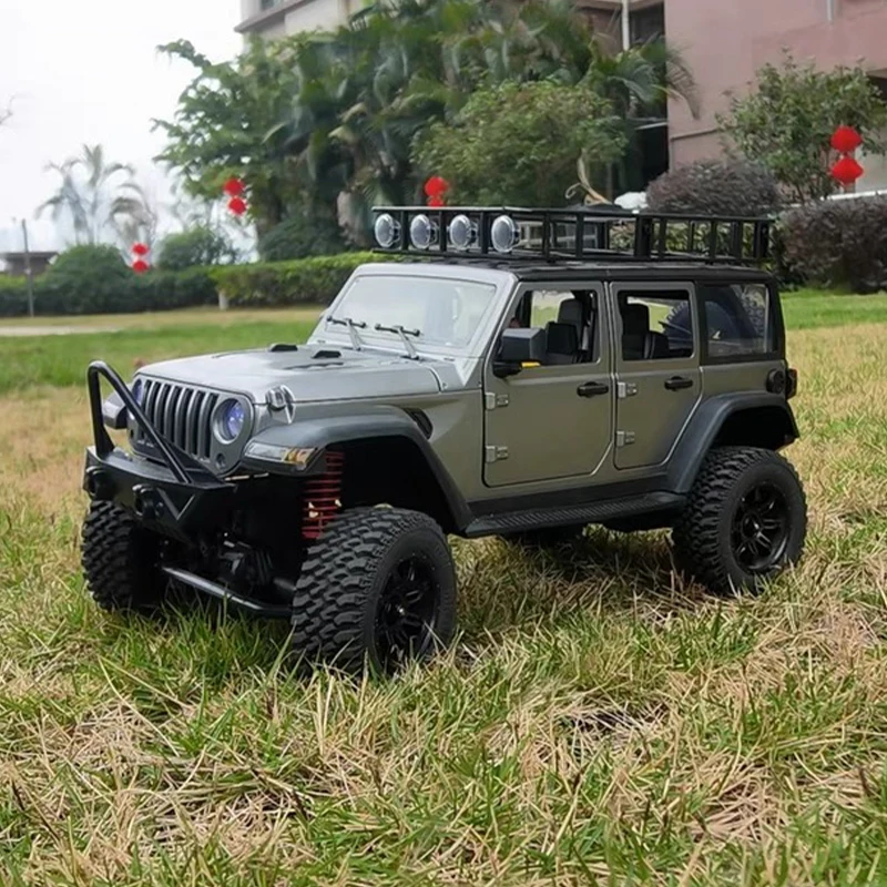 MN128 1/12 Full Scale Four-Wheel Drive Wrangler Remote Control Vehicle Climbing Vehicle Off-Road Vehicle Simulation Model Toy