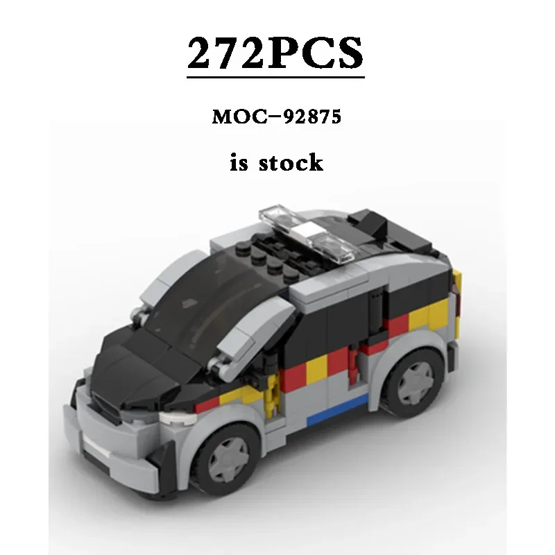 

MOC Speed Champion MOC-92875 I3 автомобиль с быстрым реагированием, игрушечный строительный блок, модель 272 шт., модель грузовика, подарок на день рождения, рождественский подарок