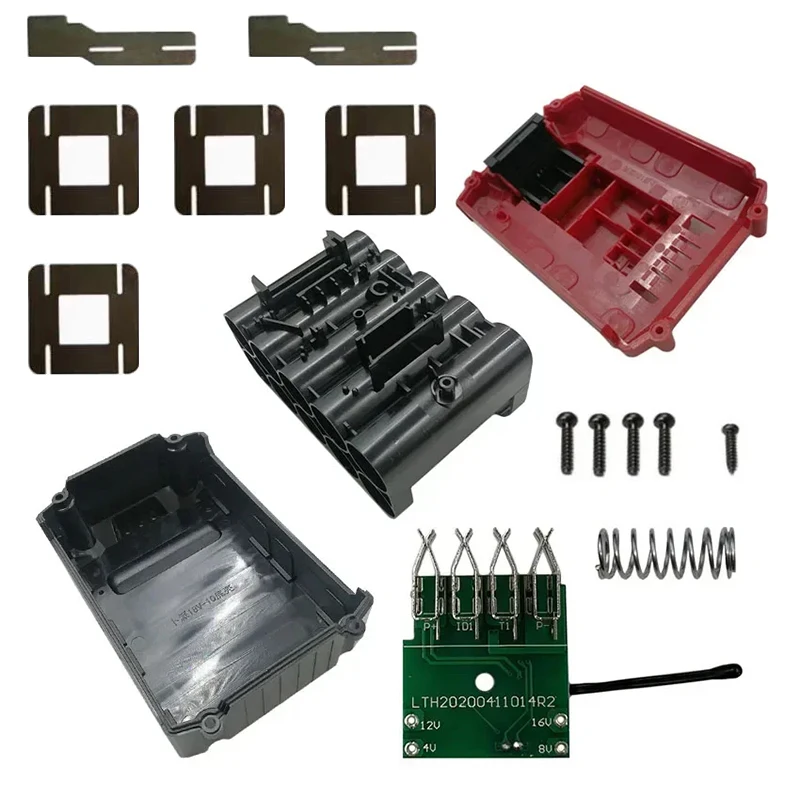 li ion battery plastic case carregamento protecao circuit board pcb box shell para porter cabo 18v 20v lithium ion battery pcc680l 01