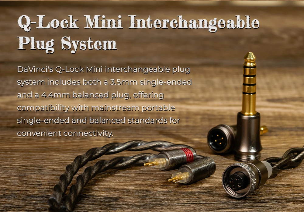 HiFiGo DUNU X Gizaudio DaVinci 2DD+4BA Hybrid In-Ear-Monitor-Kopfhörer mit 3,5mm+4,4mm austauschbaren Steckern. – Detail 16