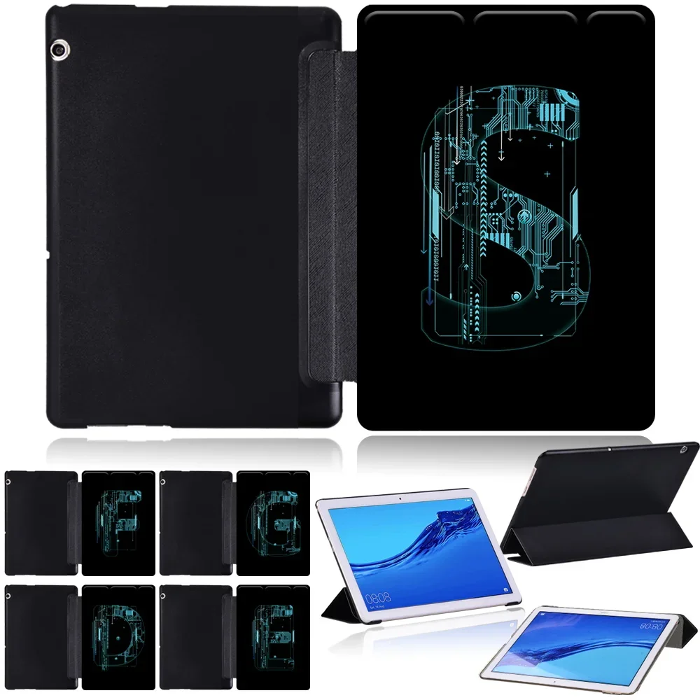 

For Huawei T3 10 Case AGS-L09 AGS-W09 9.6'' Case MediaPad T5 10 10.1'' AGS2-W09/W19/L03/L09 Trifold Stand Tablet Cover