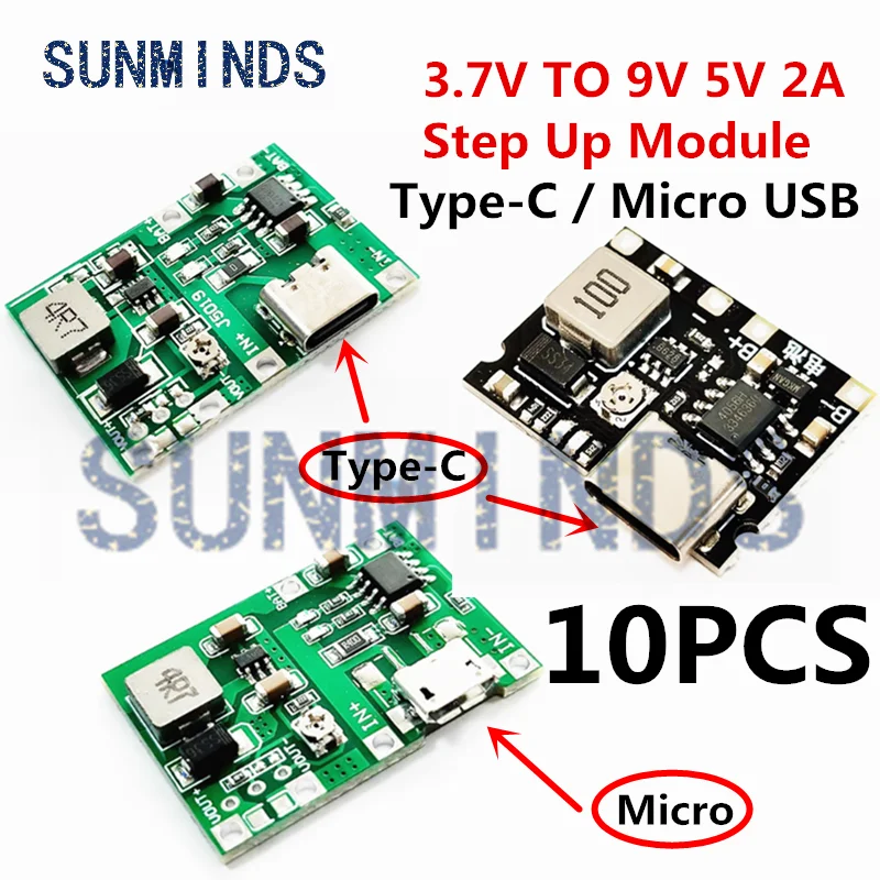 10Pcs TP4056 3.7V 4…