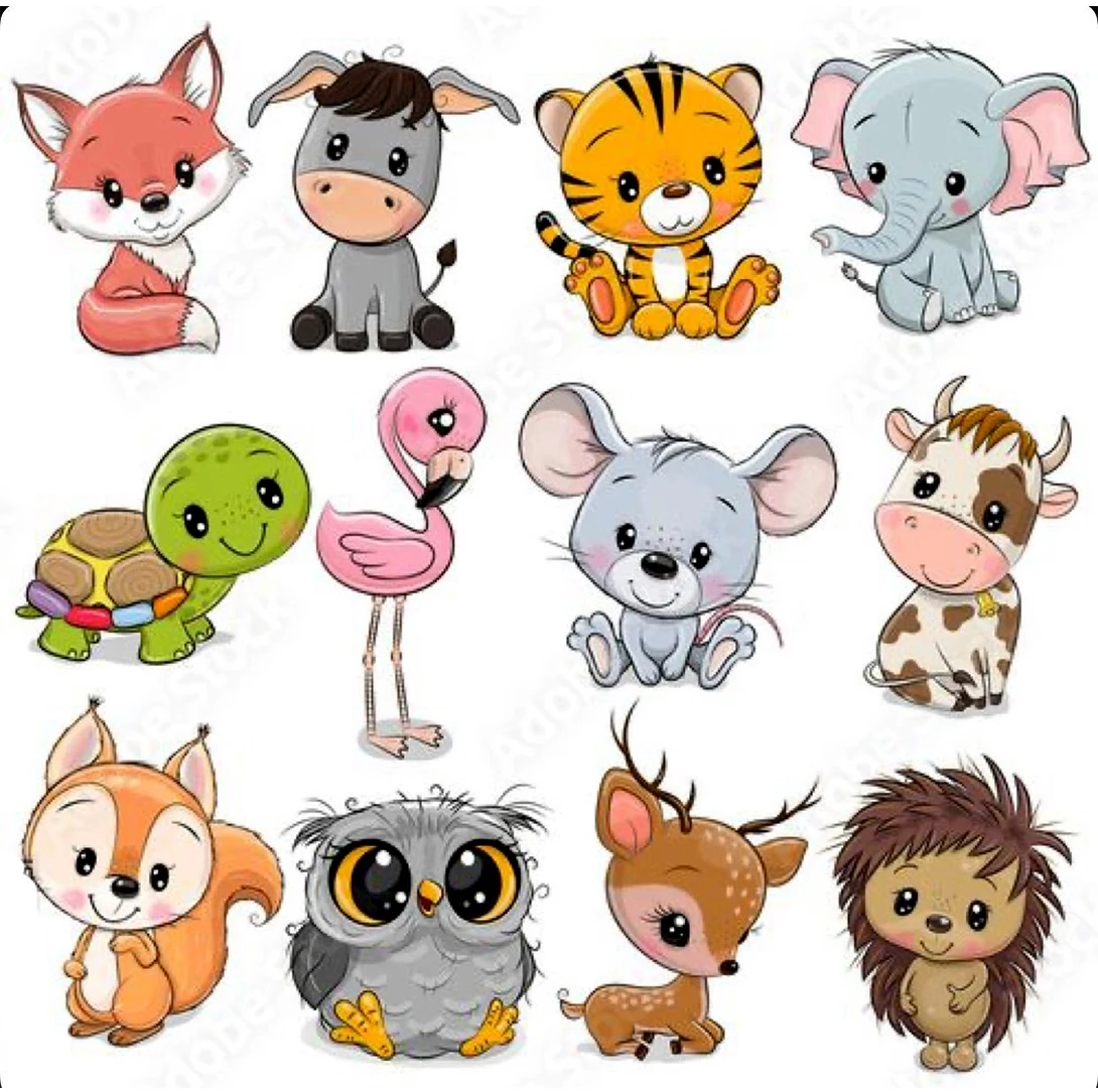 A Small Animal Transparent Silicone Rubber Stamp and Die Sheet Cling Scrapbooking DIY Cute Pattern Photo Album