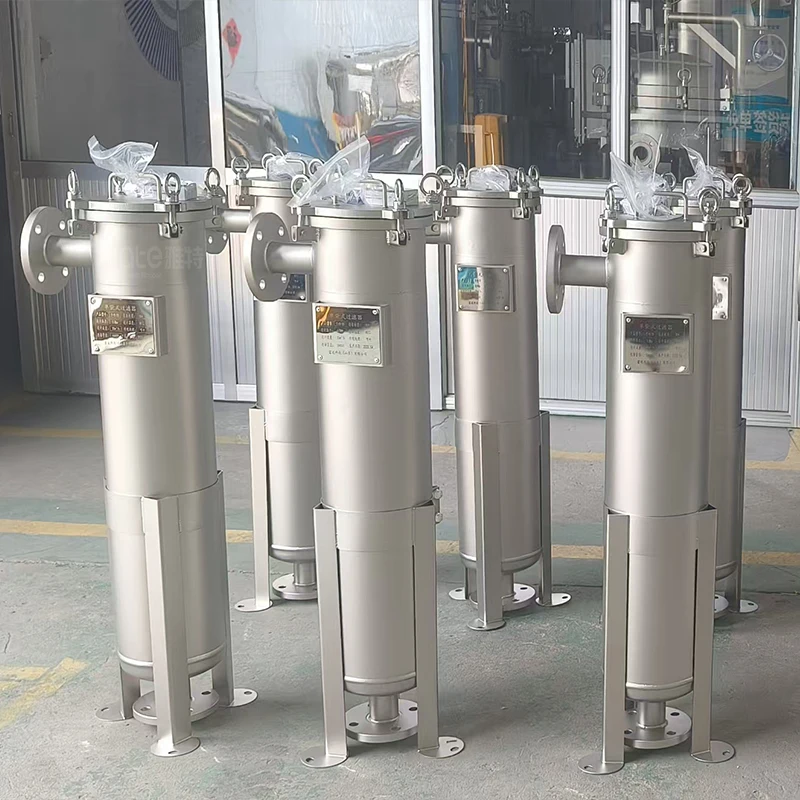 Industrial Well Water Ground Water Lake River Pond Water Filtration 5 Micron Stainless Steel Bag Filter Housing