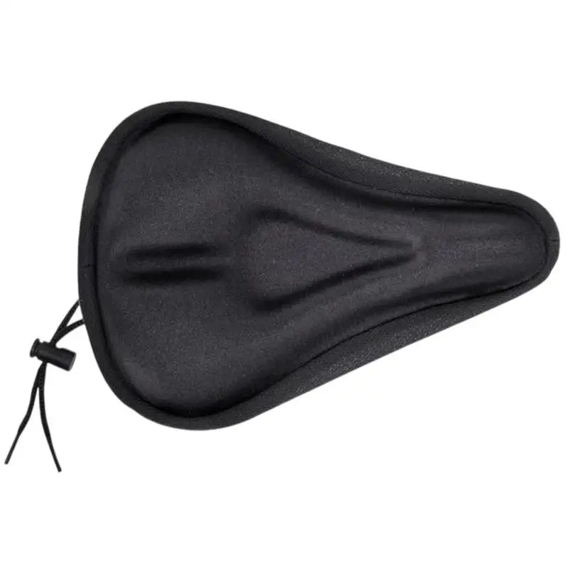 

Cycling Saddle Cushion Cover Thickened Cycling Saddle Silicone Cover With Strap Enjoy Road Riding Fun Men Women Saddle Cover For