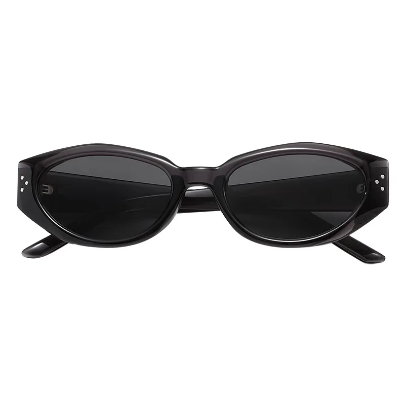 New Small Frame Cat Eye Sunglasses Fashionable And Personalized Party Men And Women High-end Polarized Sunglasses