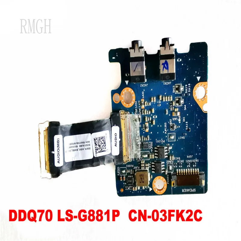 

LS-G881P Original for DELL DDQ70 Audio board DDQ70 CN-03FK2C tested good free shipping