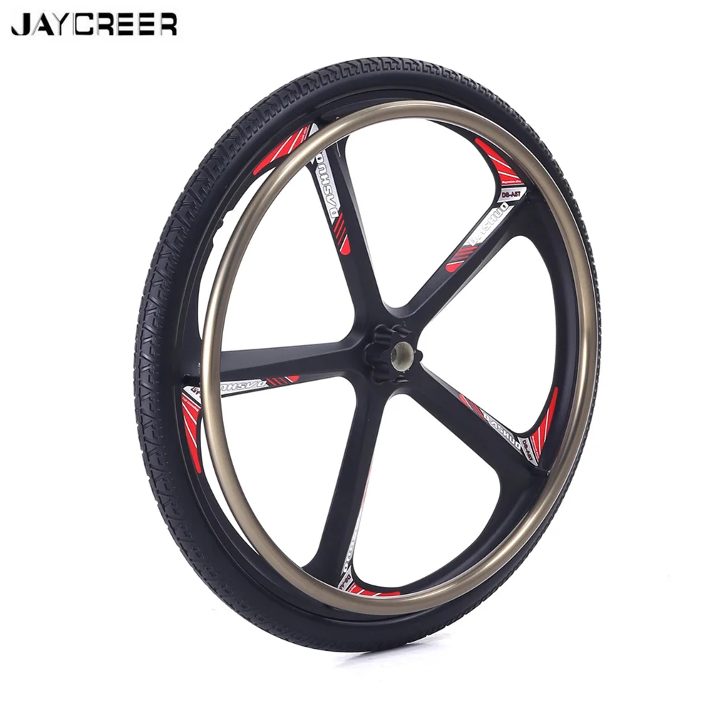 SilvertCreer-Roue Arrière de 24 Pouces pour Fauteuils Électriques 1