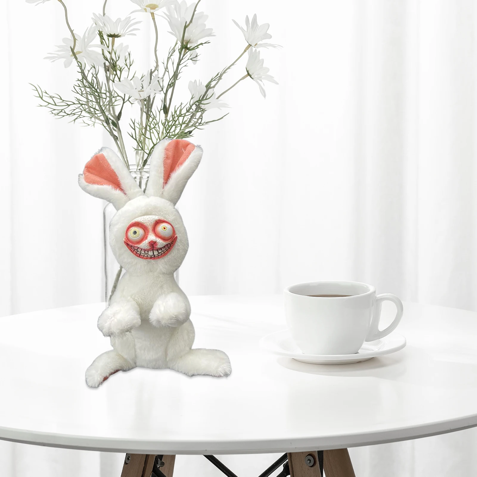 Crazy Bunny peluche gioco Horror Cartoon Animal Soft peluche bambole per bambini compleanno natale regali di pasqua