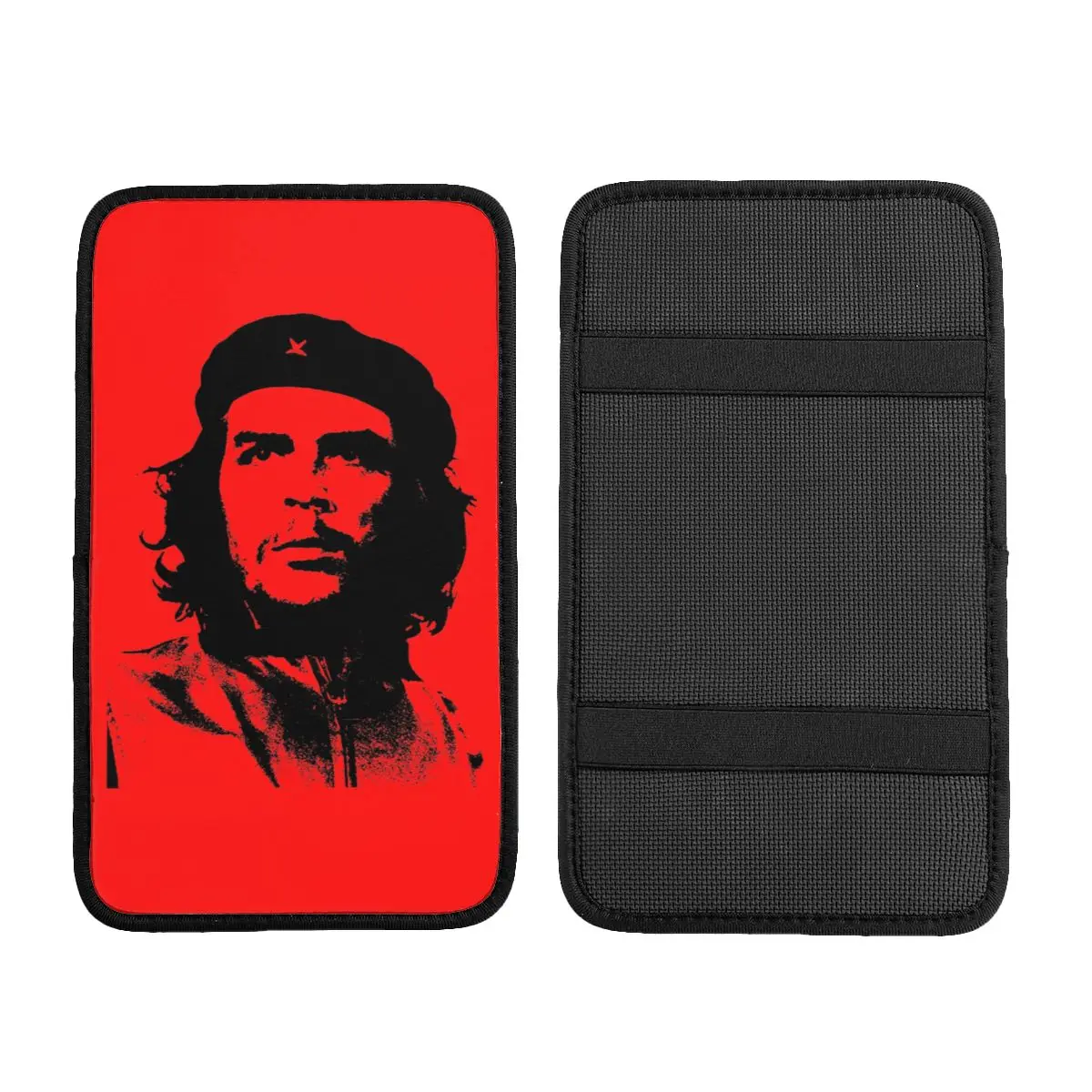 Ernesto Che Guevara Car Armrest Cover Fashion Cuba Revolution Hero Center Console Pad Storage Box Protection Mat