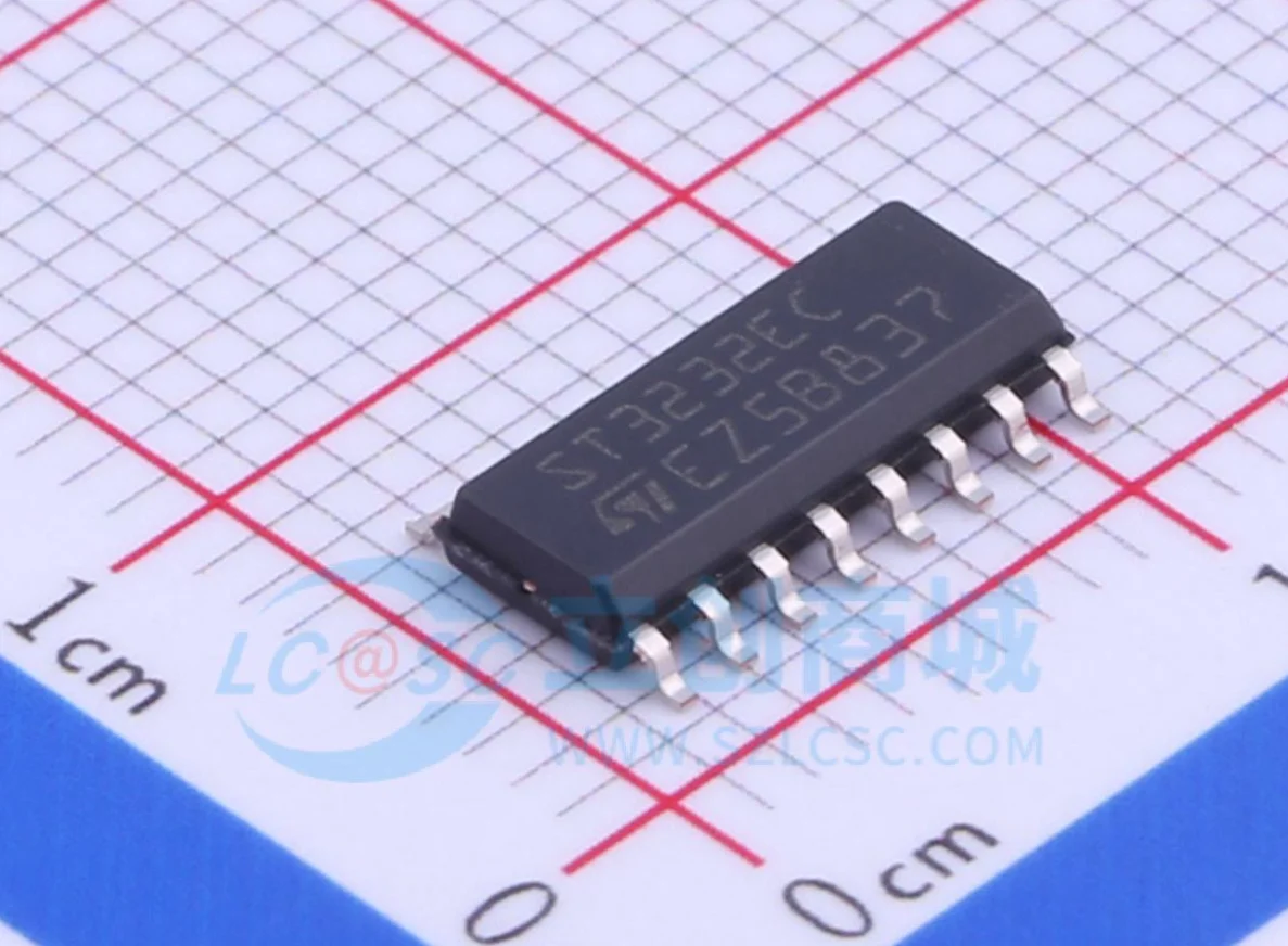 15PCS   Original genuine ST3232ECDR ST3232EC ST3232C original chip packaging SO-16