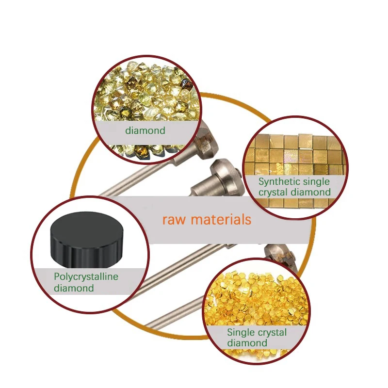 Single Crystal Hand Batch Knife Pointed Knife Lathe Flower Knife Polishing Machine Flower Jewelry Cutting Tool Polishing Tool