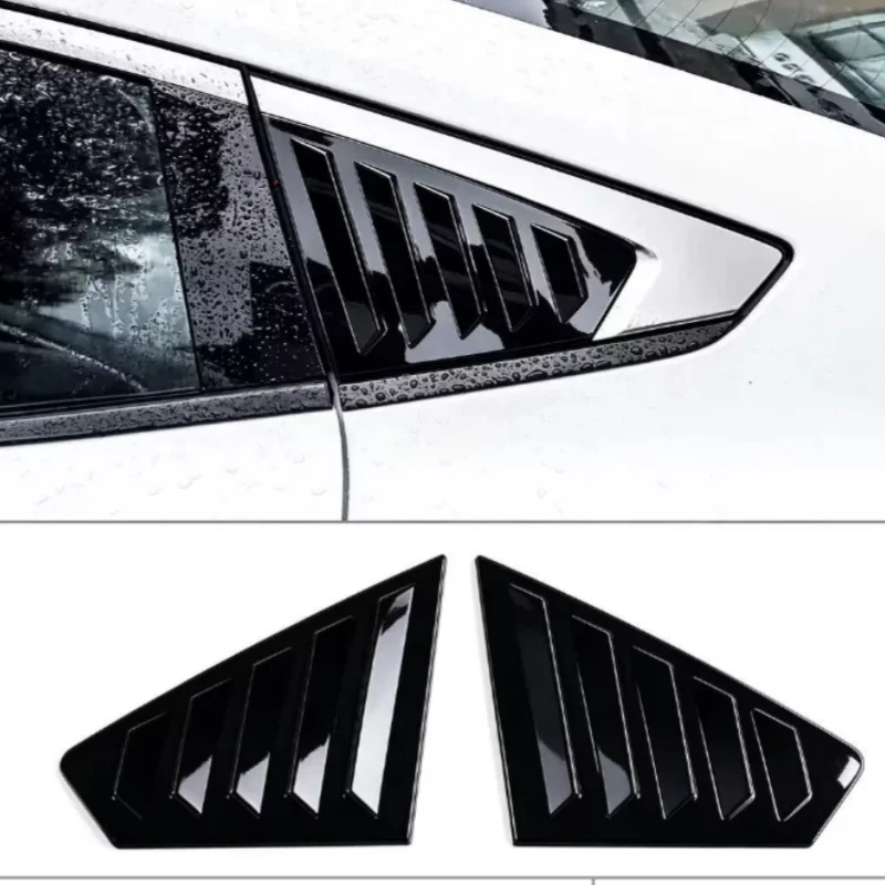 Car Rear Louver Side Window Shutter Cover Trim Panel Cap Sticker Vent Scoop Auto Accessories For Nissan Sentra Sylphy 2026-2027