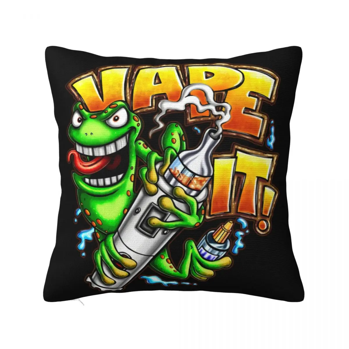 العلامة التجارية الصيف Vape It Cartoon S رجل قمة الموضة عادية S Harajuku مضحك الصبي بلايز كول كيس وسادة