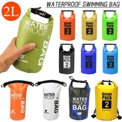 2/3/5/10l Waterdichte Tas Pvc Droge Zak Voor Varen Vissen Raften Zwemmen Drijvende Drijvende Waterzak Camping Opbergtas Tas