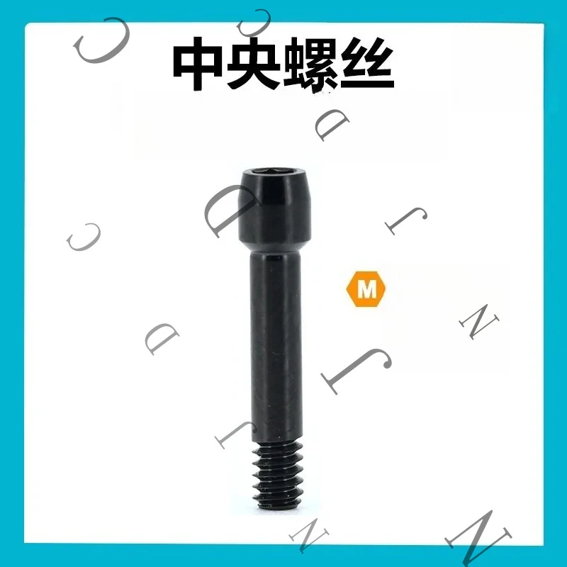 10pcs Ti screw reinforce with black coating titanium abutment compatible Hiossen Osstem TS platform regular mi-ni