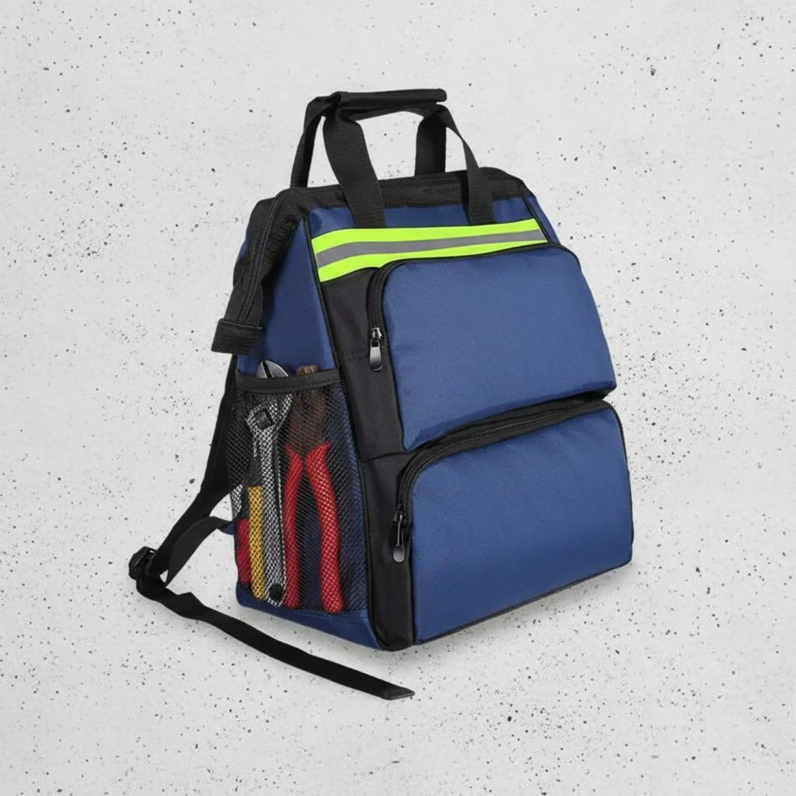 Wear Resistant Canvas Repair Pouch Large Tool Backpack Storage Solution for Electrician Technician Work