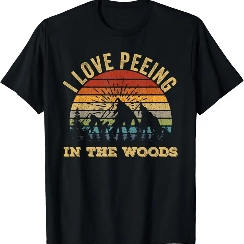 I Love Peeing In The Woods Funny Camping Hiking T Shirt