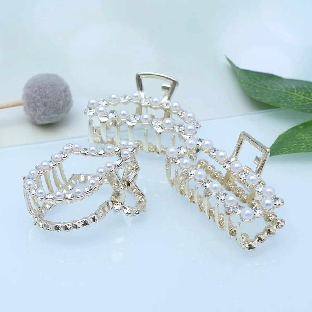 

3 шт., стразы, жемчуг для волос, коготь невесты, заколка для волос невесты, заколка для волос с жемчугом, женские модные аксессуары, подарки для свадебной вечеринки
