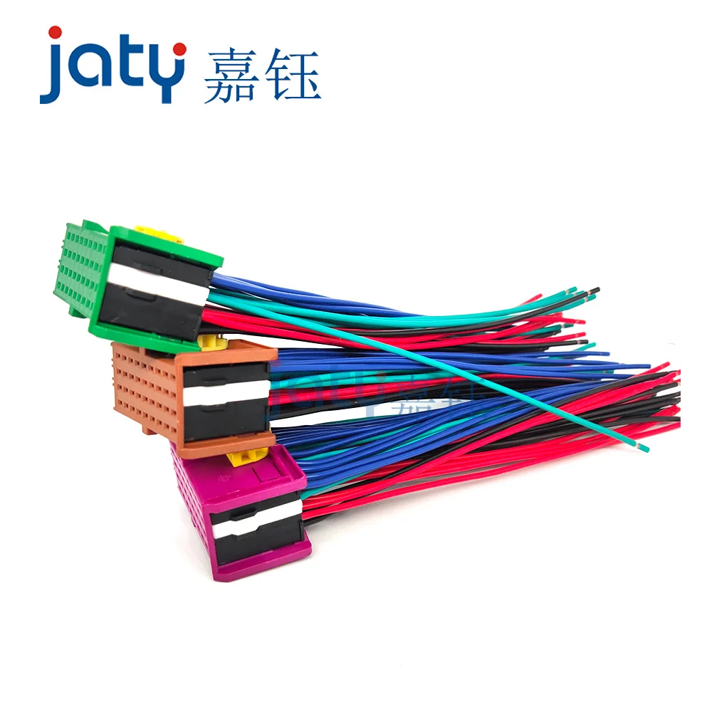 JATY 1set 36-pin 1-1718485-1/2/3/4 for Jiefang J6P Wiring Harness Plug J6 Cab Chassis Car Connector