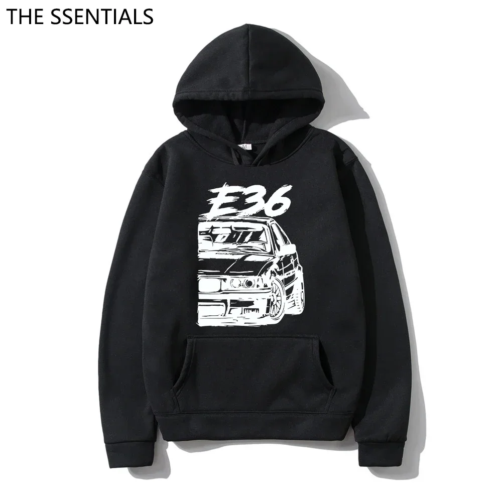 Classic E30 E46 E92 F80 M3 E36 Hoodies Fashion Men Graphic Initial D Hoodie Unisex Hip Hop Pullover  Car