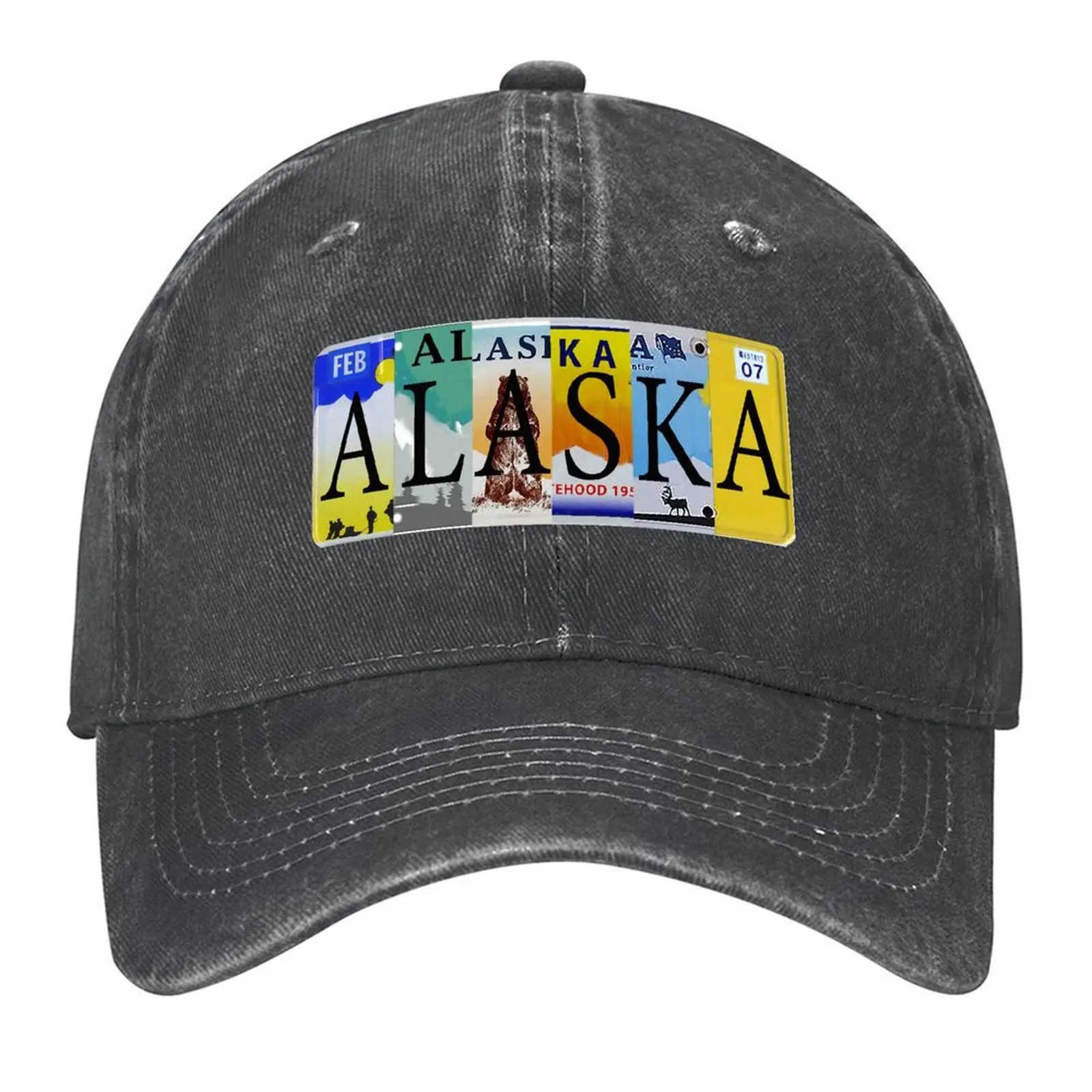 

Alaska License Plates Baseball Cap Golf Wear Beach Bag Horse Hat fashionable For Women 2025 Men's