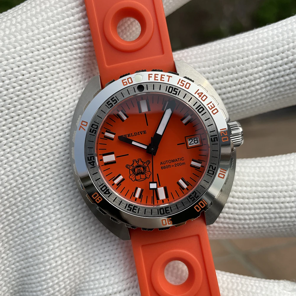 STEELDIVE SD1967 Luxe Automatisch Horloge 20Bar Waterdicht Roestvrij Staal Mannen Mechanische Horloges Sport Duikhorloge voor Mannen